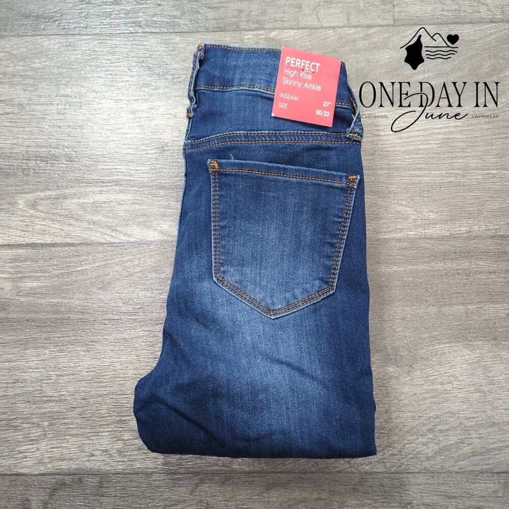 S.O.N.G. The Perfect High Rise Skinny Ankle Jegging Jeans Size 00 - Picture 7 of 8